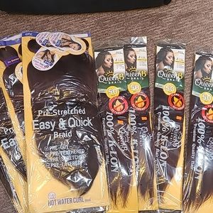 LOT OF 8 Hot water Braids